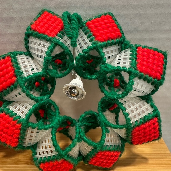 Vintage Christmas Ornaments Handmade. Retro Christmas Decor! Kitschy Red / Green - Picture 4 of 8